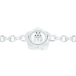 Flower Power - Bracelet - Turquoise Enamel - 925 Sterling Silver - Gab Mc Neil