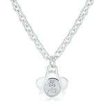 Flower Power - Necklace - Turquoise Enamel - 925 Sterling Silver - Gab Mc Neil