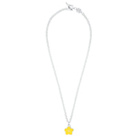 Flower Power - Necklace - Yellow Enamel - 925 Sterling Silver - Gab Mc Neil