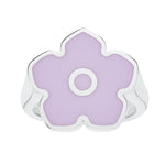 Flower Power - Ring - Lilac Enamel - 925 Sterling Silver - Gab Mc Neil