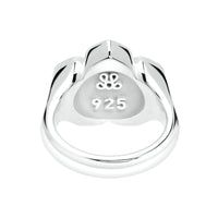 Flower Power - Ring - White Enamel - 925 Sterling Silver - Gab Mc Neil