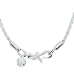 Hooked - Necklace - 925 Sterling Silver - Gab Mc Neil