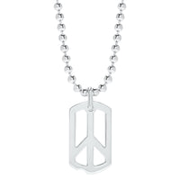 Peace///War - Necklace - 925 Sterling Silver - Gab Mc Neil